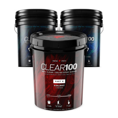 CLEAR100 - Midcoat / Binder - 15 Gallon Kit