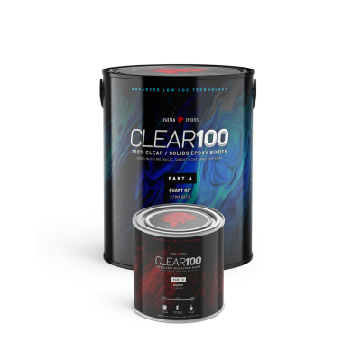 CLEAR100 - Metallic Binder - Quart Kit