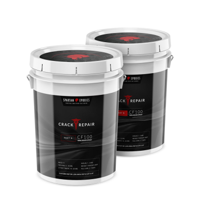 100% Epoxy Crack Repair / Filler - 10 Gallon Kit