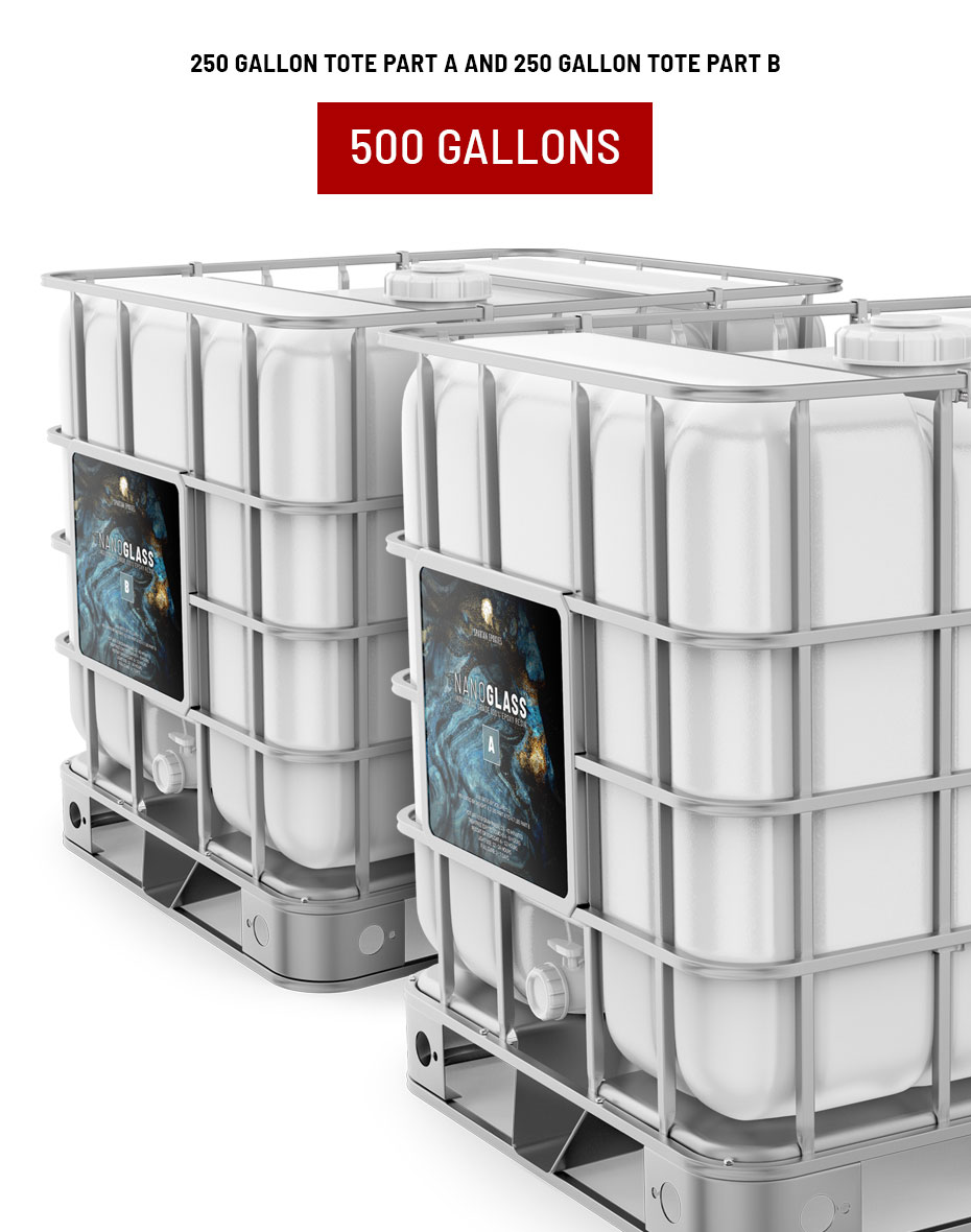 Epoxy Resin 4 Gallon Kit ( 2 gallons Part A + 2 gallons Part B )