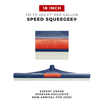 18" Speed Squeegee - 8 to 12 mils